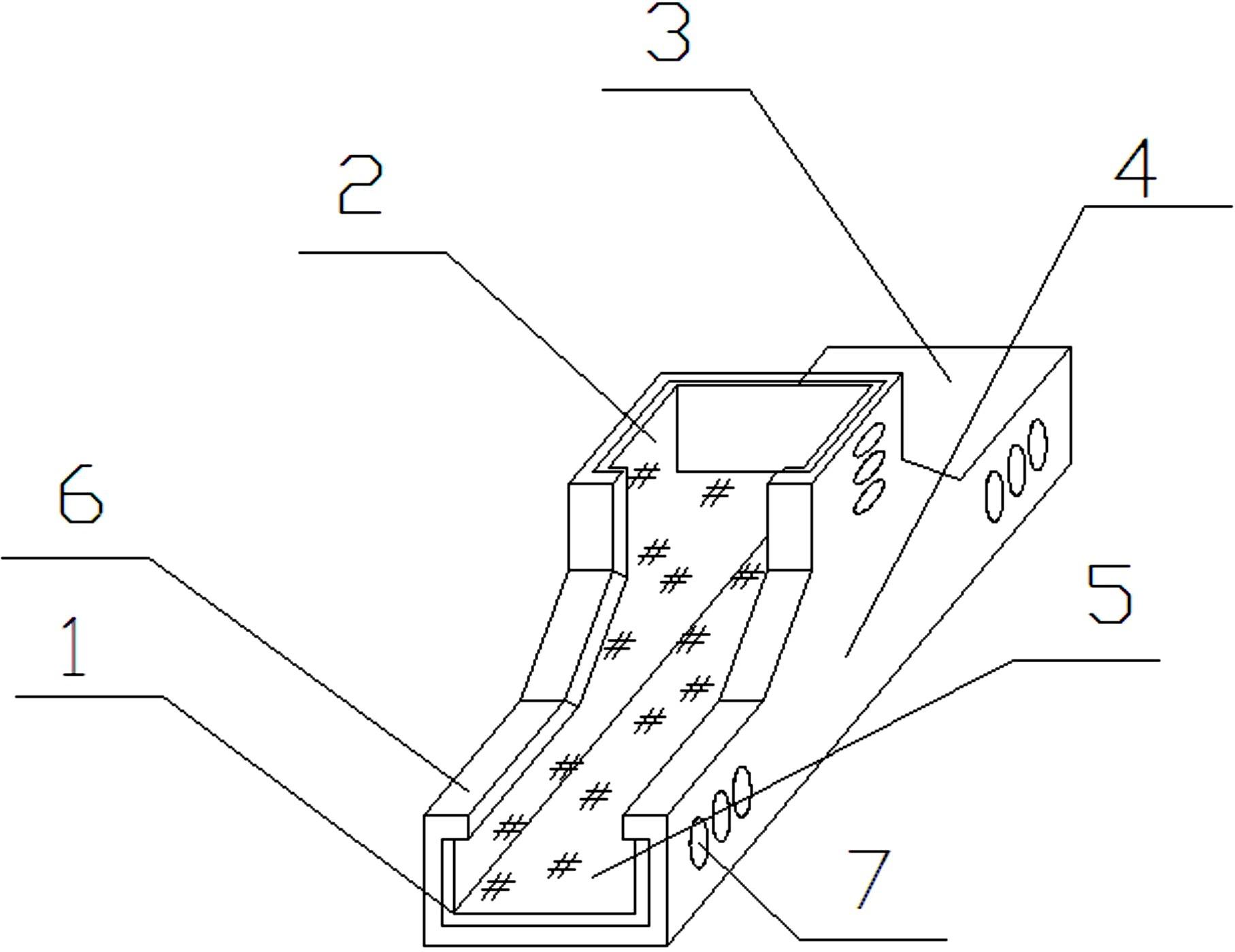 防火型下垂直三通电缆桥架设计